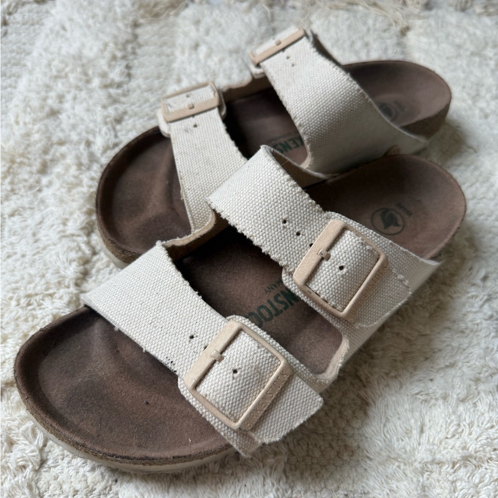Women’s Birk Cream Sandals
